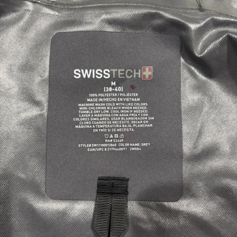 Swiss Tech Men's Rain Jacket - Picture 2 of 6
